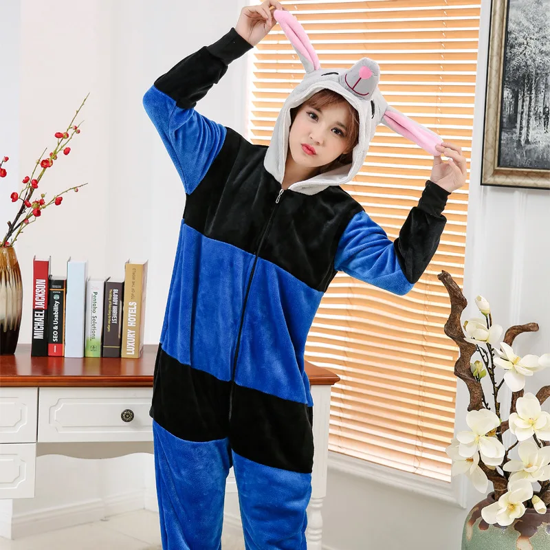 Кигуруми с изображением единорога для взрослых мужчин и женщин "Рисованный единорог" в комплекте с пижамой на Рождество, для косплея, из фланели.