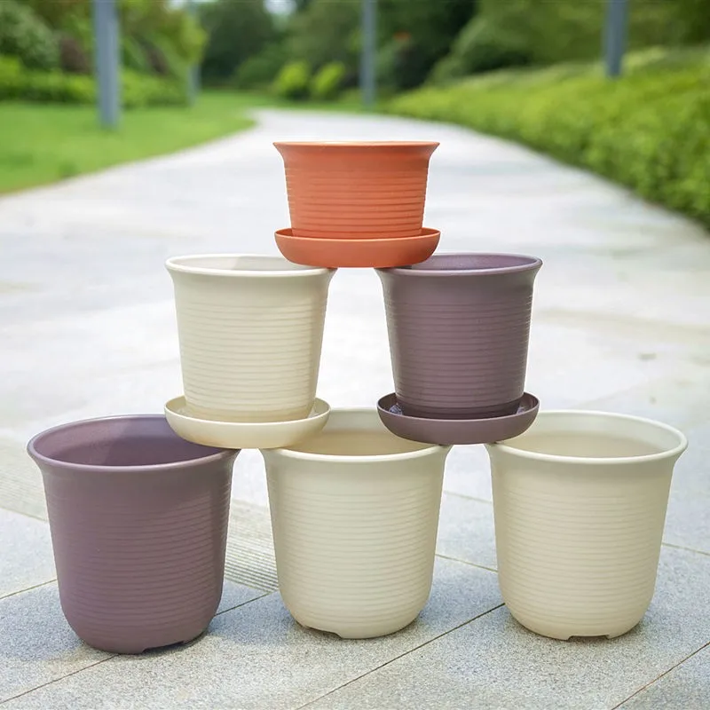 

Flower Green Plant Nursery Pots Desktop Flower Pot Plastic Groot Plant Pot Macetas Garden Accessories Home Macetas Decorativas