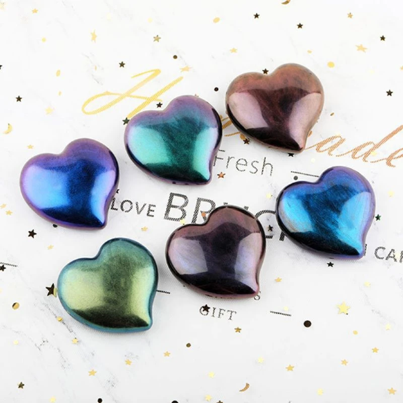 

LXAE 5 Colors Chameleon- Pigment Pearlescent Epoxy Resin Glitter Magic Discolored Powder Resin Colorant Jewelry Making Tools