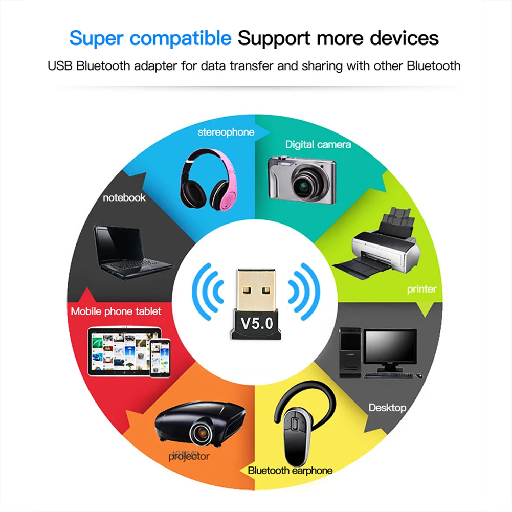 USB Bluetooth-  5, 0, , ,      , USB-