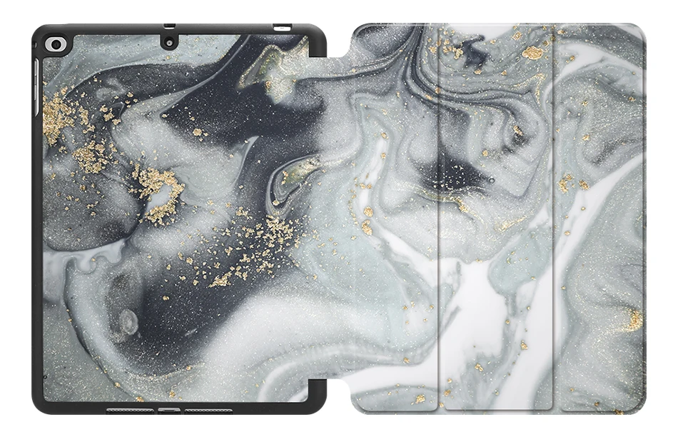Чехол MTT marble для iPad 9,7 дюймов, мягкая задняя панель из ТПУ+ откидная подставка из искусственной кожи, умный чехол для iPad Air 1 2, чехол для планшета, Fundas