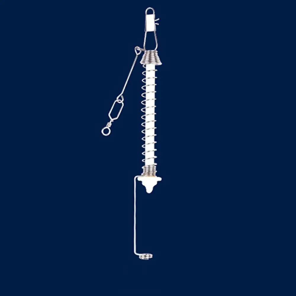 Автоматический рыболовный крючок с триггером пружинный из нержавеющей стали