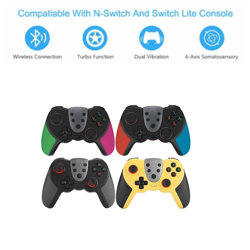 

Bluetooth-compatible Controller For Switch/Switch Lite Gamepad For Switch Console Game Joystick With NFC/vibration/gyro Function