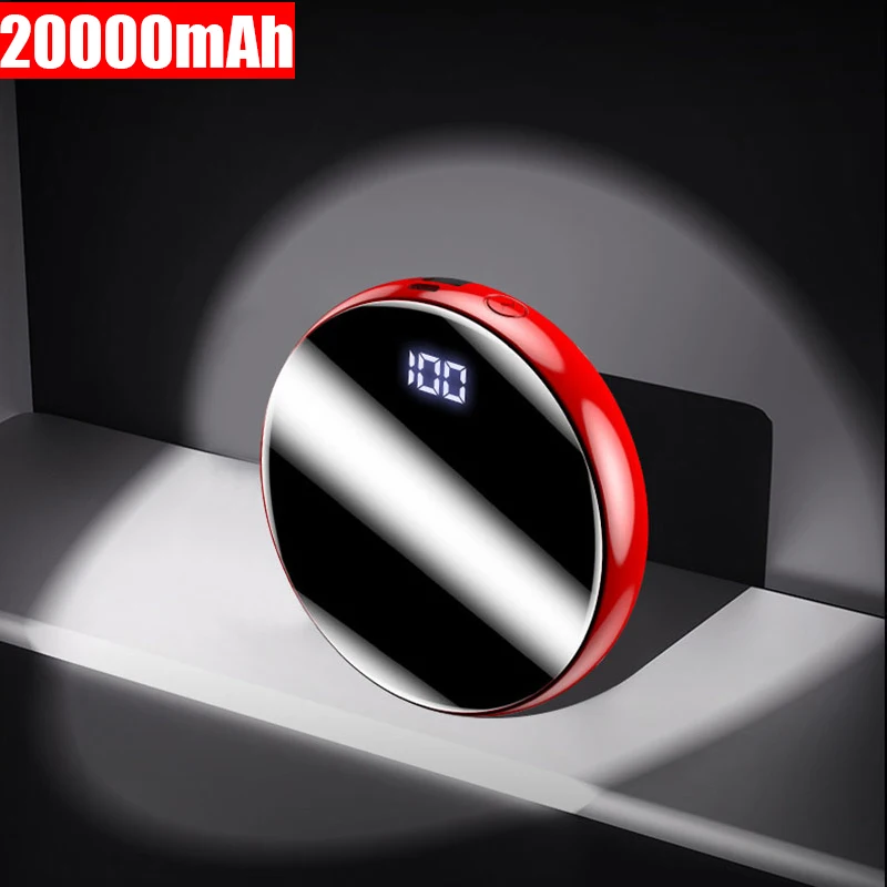 Дополнительное внешнее портативное зарядное устройство 20000mAh Для Xiaomi Mi iPhone