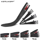 KOTLIKOFF стелька Подушка вставка обувь пятки ноги колодки высота подъем выше Регулируемая качество унисекс 3-9 см увеличение высоты стельки