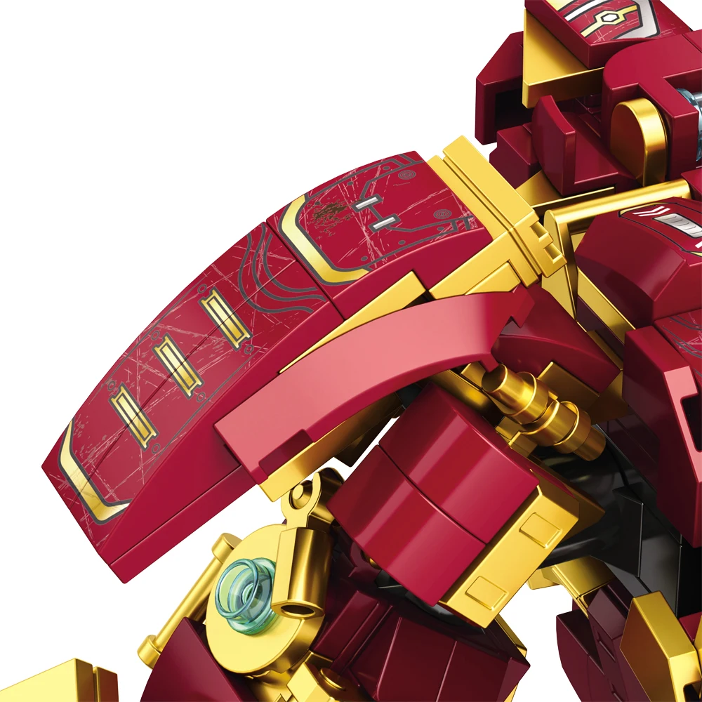 Халкбастер Железного человека военные машины строительные блоки Супер герои