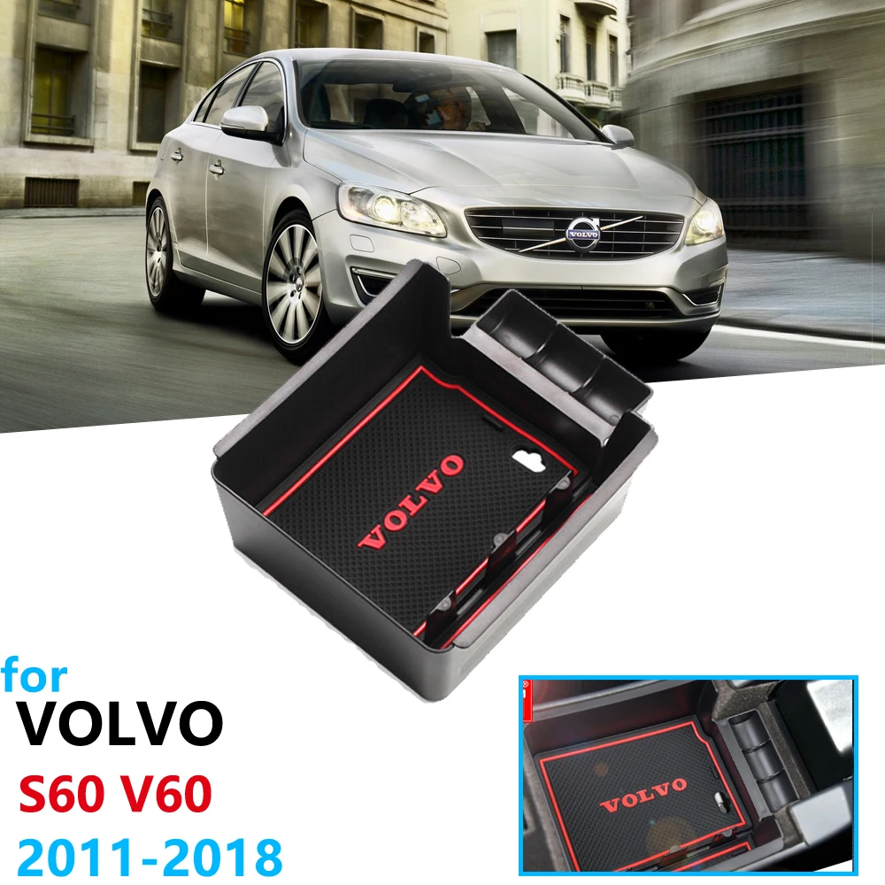 Аксессуары для автомобильного органайзера подлокотник Volvo S60 V60 2011 2012 2013 2014 2015 2016