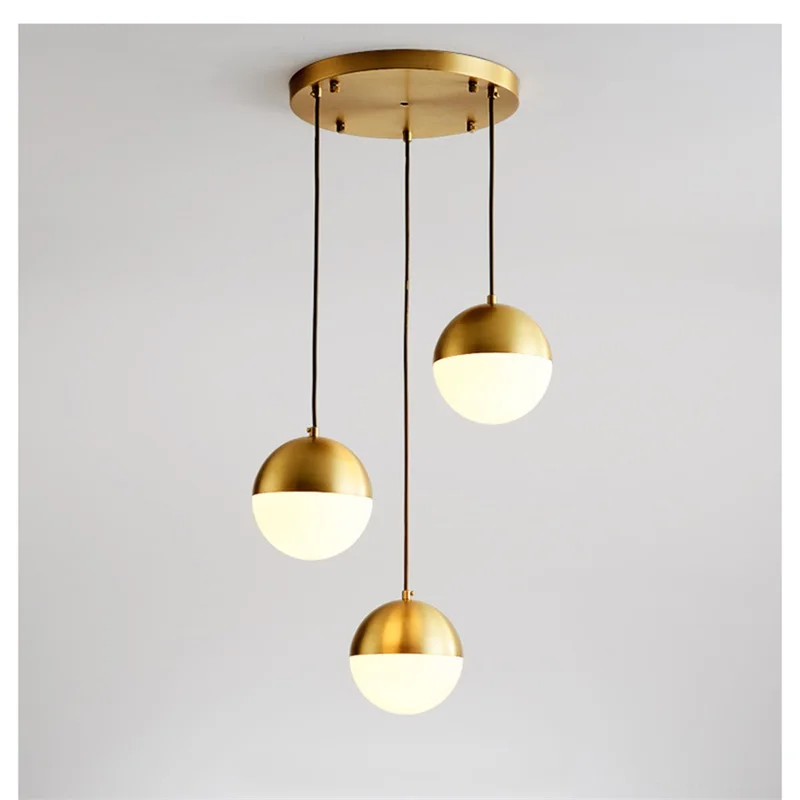 Современные подвесные светильники OUFULA медь 220 В 110 современное домашнее