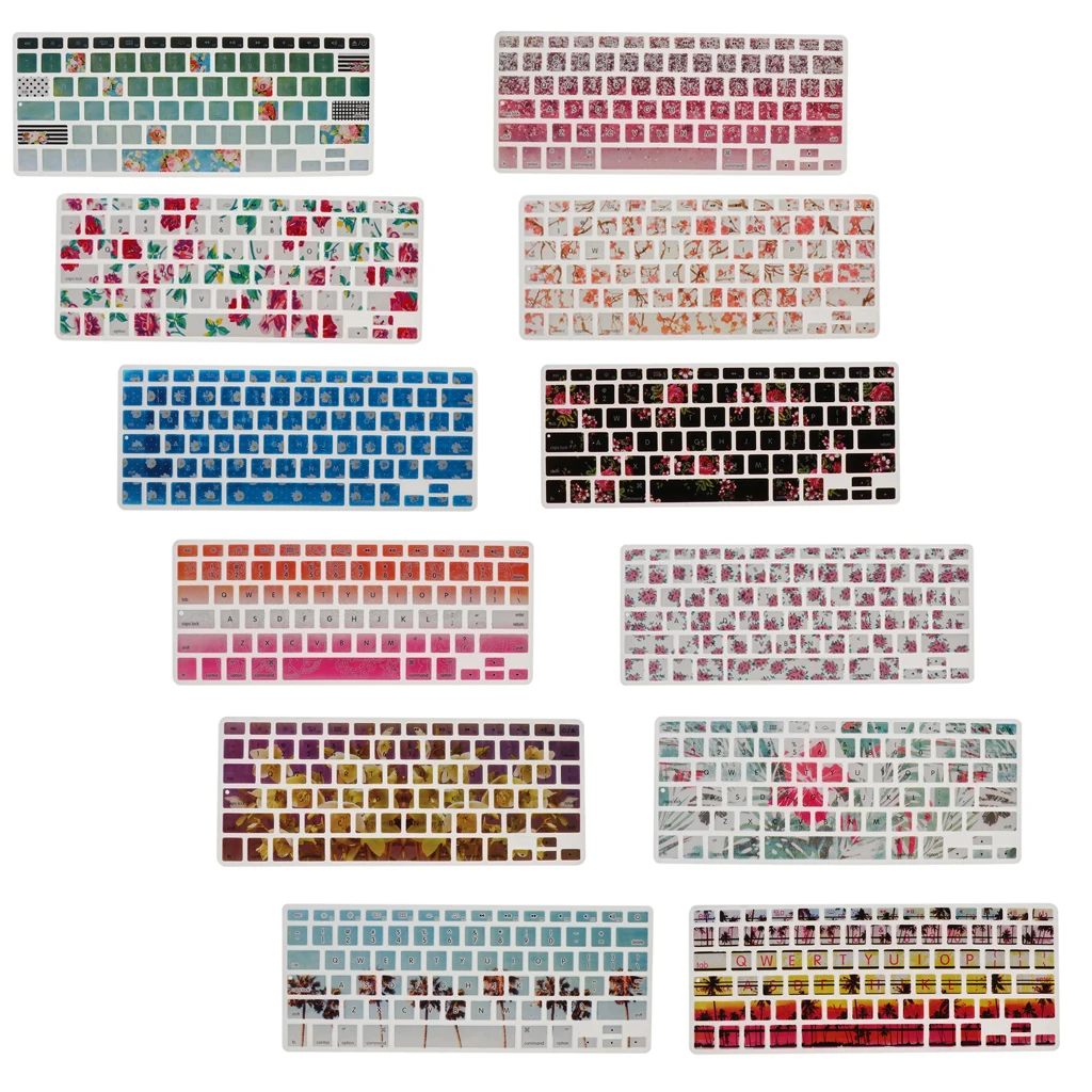 Чехол для клавиатуры из силикона MacBook Air 13 дюймов и Pro Retina Силиконовая накладка