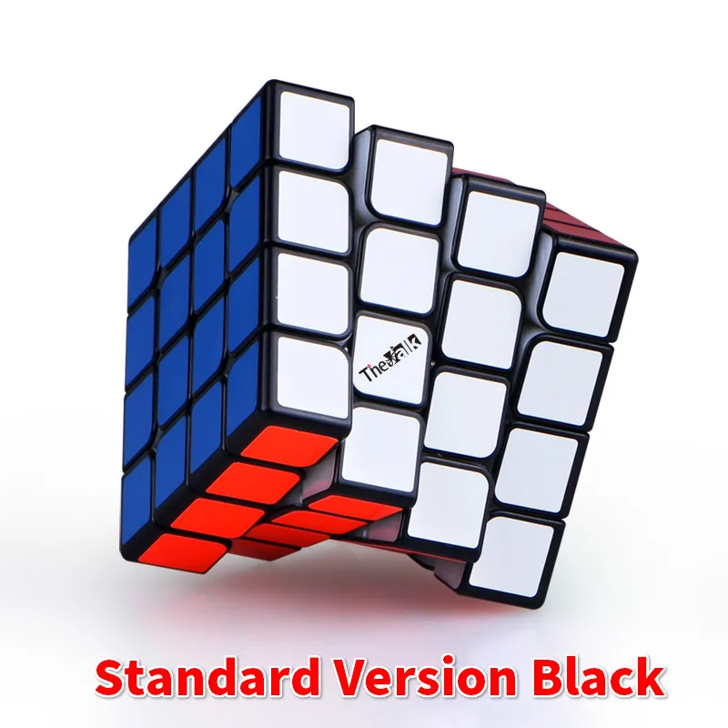 Standard Black Qiyi Valk4 M 4x4x4 Магнитный магический куб без наклеек скоростной куб VALK 4 M Черный Valk4M куб кубики развивающие игрушки - Цвет: Standard Black