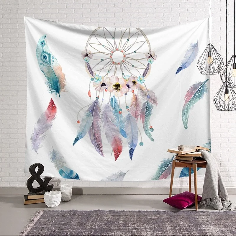 

Sacred Unicorn tapestry Bohemian wall decoration home art decoration Hippie Mandala psychedelic scene bedroom mattress