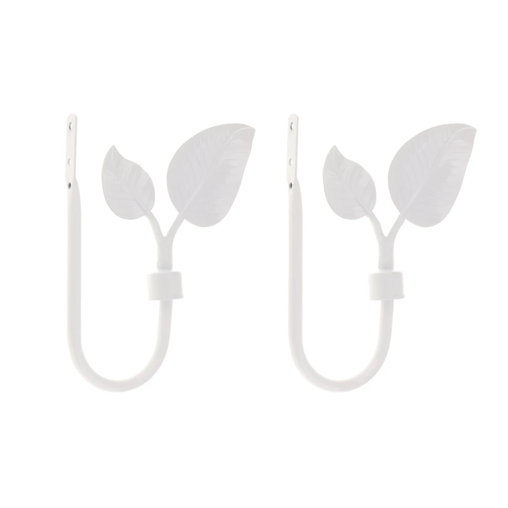 

2piece U Shape Metal Curtain Holdback U-Shape Wall Hooks er Holder Window Drapery ing Window Accessory