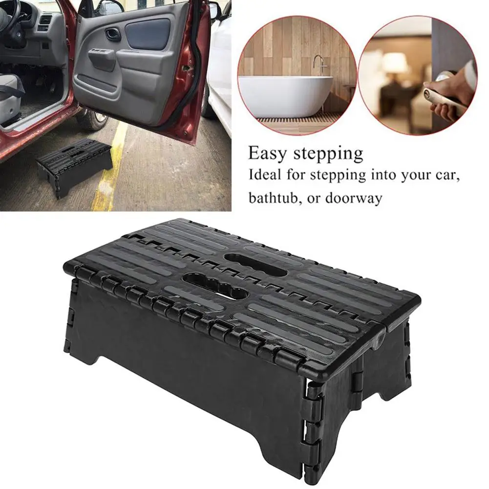 Портативный дорожный складной ступенчатый стул черная ступенчатая лестница