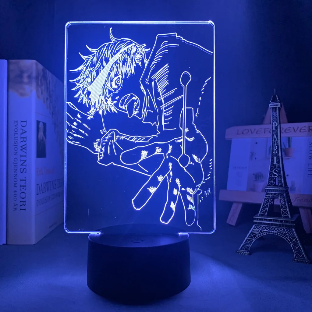 

Anime Jujutsu Kaisen Satoru Gojo Led Night Light Lamp for Bedroom Decor Birthday Gift Satoru Gojo Light Jujutsu Kaisen Gadget