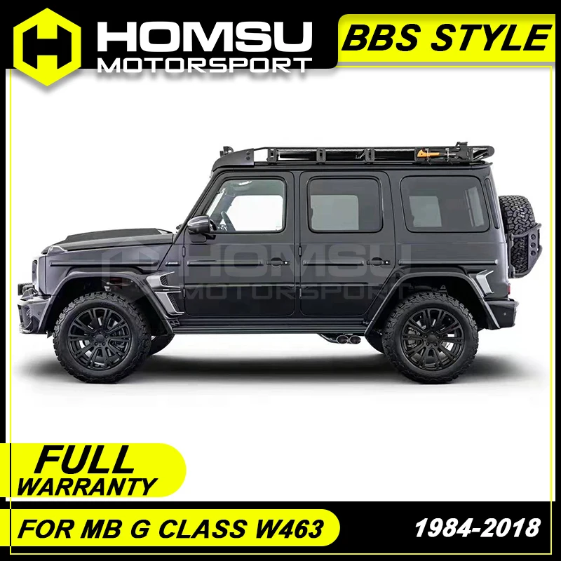 BBS style FRP Неокрашенный Комплект кузова автомобиля передний задний бампер боковые