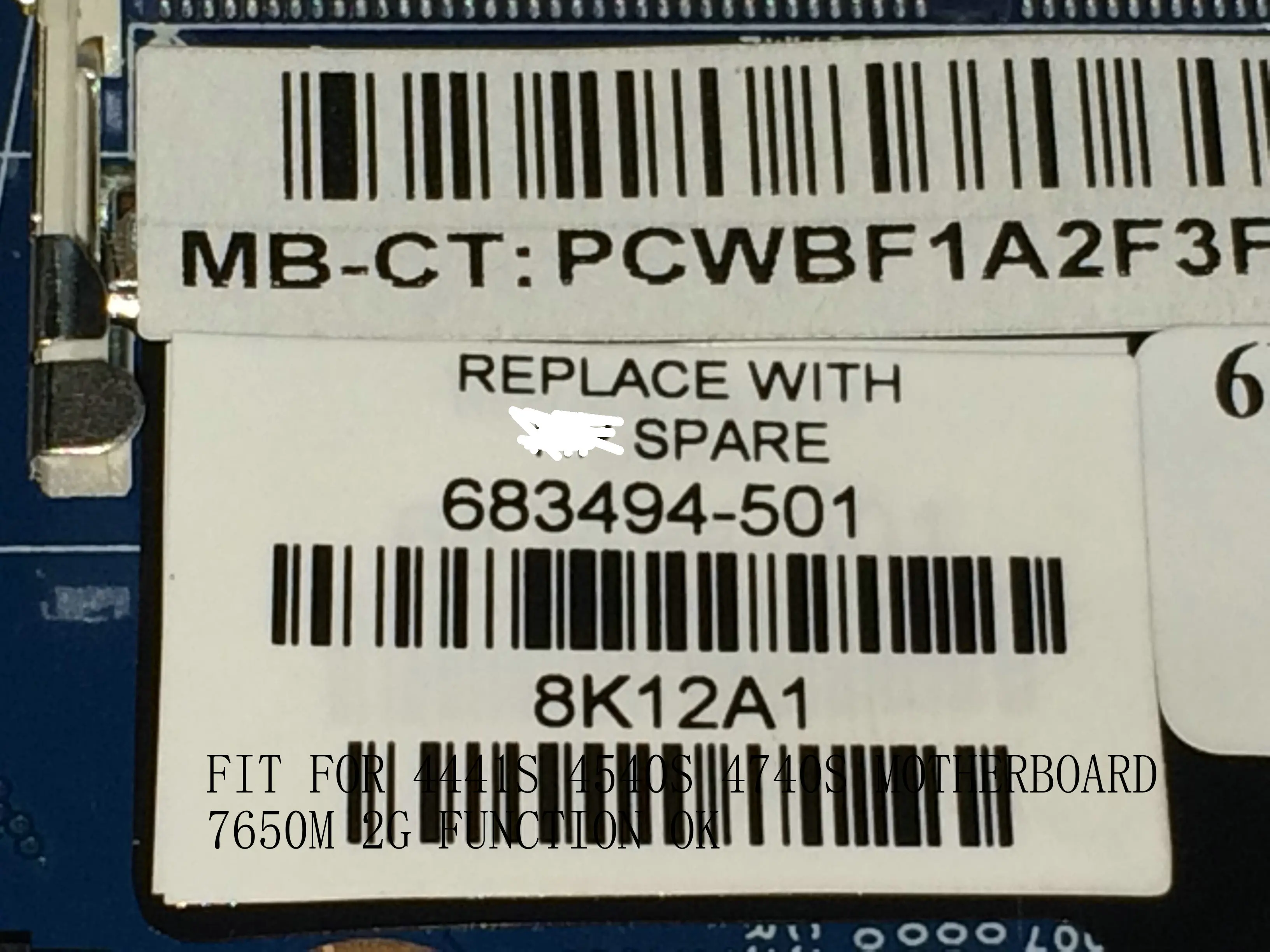 Материнская плата для ноутбука HP Probook 683494 S 501-материнская 4540 гг. графический