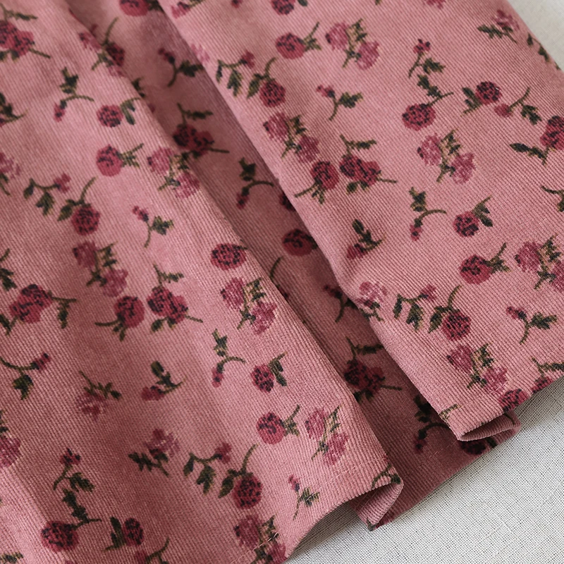 Gaganight вельветовое весенне осеннее цветочное женское длинное платье винтажное с