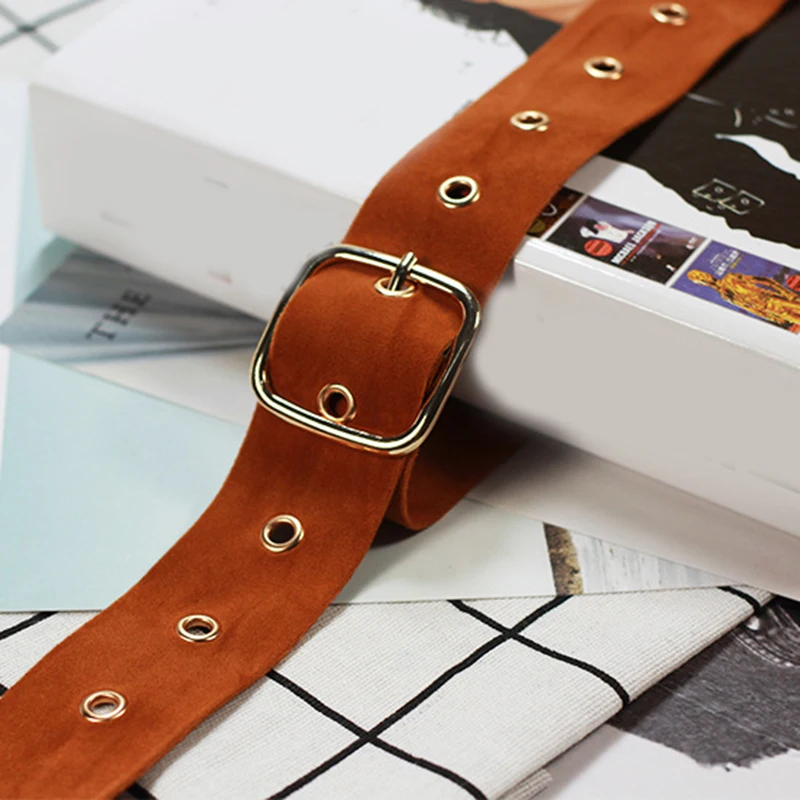 Ретро Длинный бархатный тканевый ремень платье ремни женский черный пояс