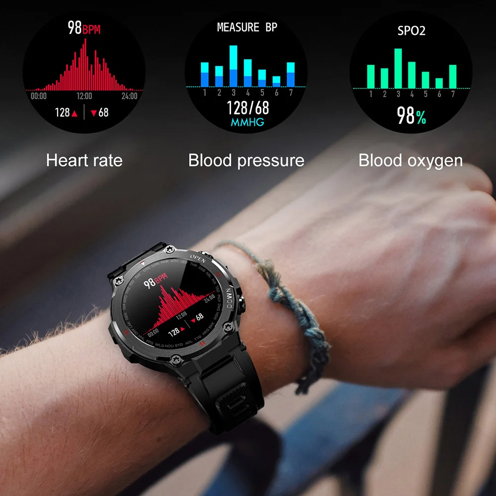 Смарт-часы SENBONO K27 для мужчин и женщин спортивный фитнес-трекер с пульсометром