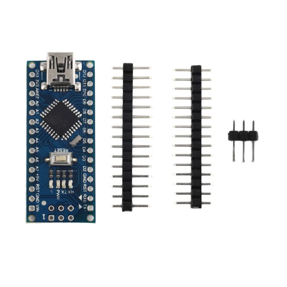 Newest1 шт Nano V3.0 ATmega328P плата модуля + Бесплатный мини usb кабель для Arduino совместимый| |