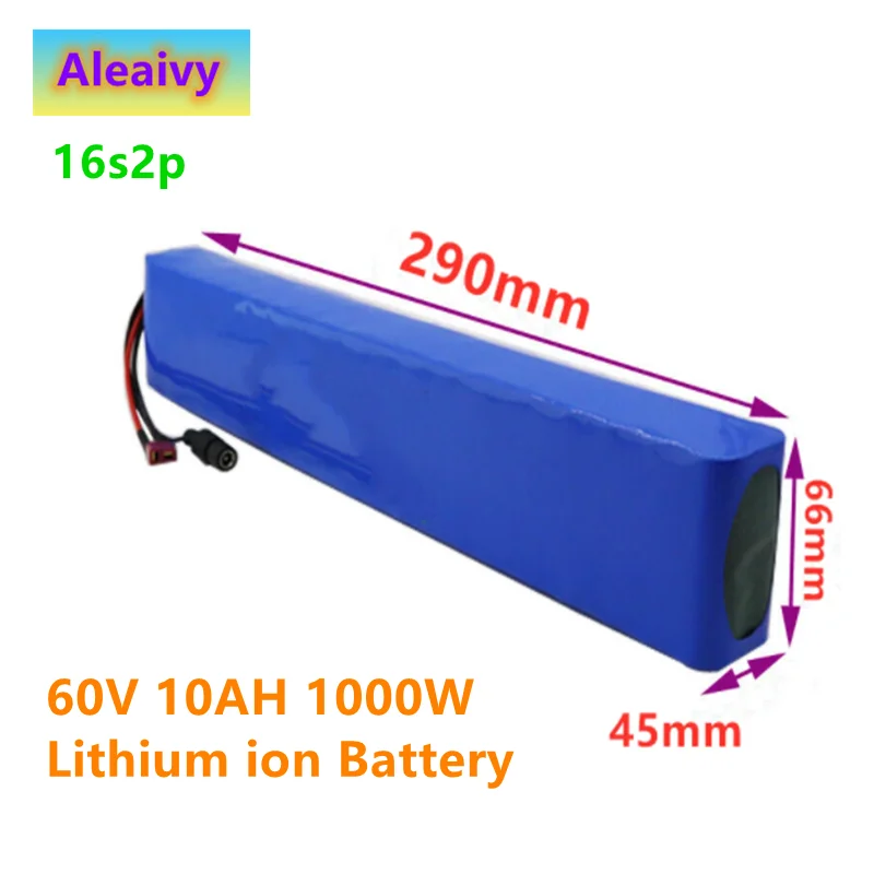 

60V 10AH 1000W Lithium ion Battery 67.2V 10000mAh electric bike battery electric wheelchair battery e motorcycle battery
