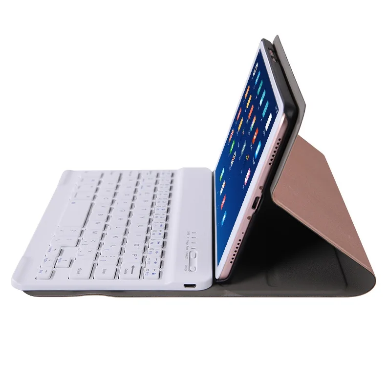 Беспроводная Bluetooth клавиатура чехол для Xiao Mi Pad 4 Plus 10," Чехол Съемный смарт-кожаный чехол для Xiao Mi Pad 4 Plus чехол