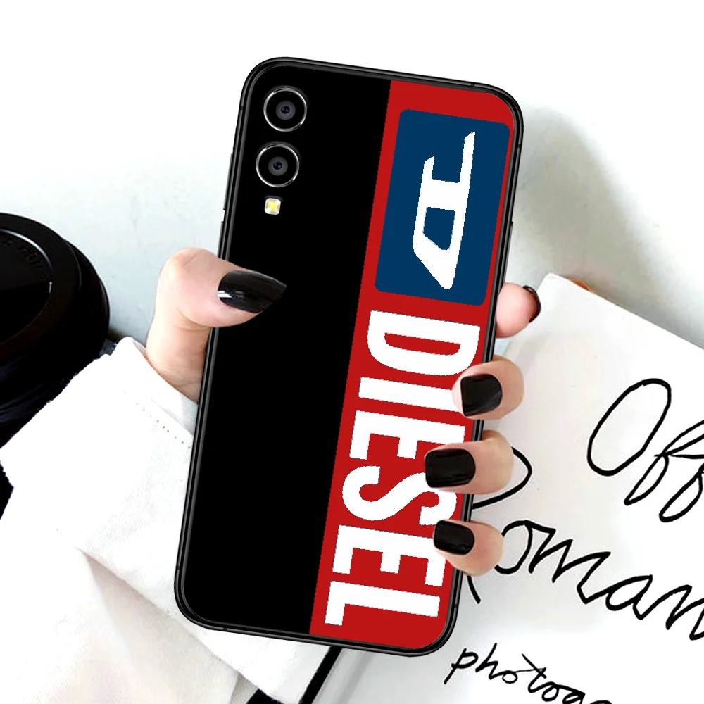 

Luxury Fashion Diesel Phone Case For Huawei Honor 6A 7A 7C 8 8A 8X 9 9X 10 10i 20 Lite Pro Play black Cover Trend Prime Silicone