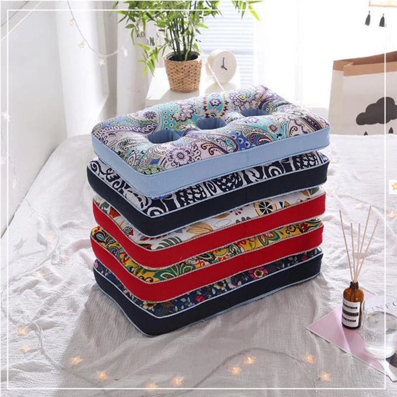 Подушка из грубой старой ткани с тремя отверстиями подушка для ушей чистой