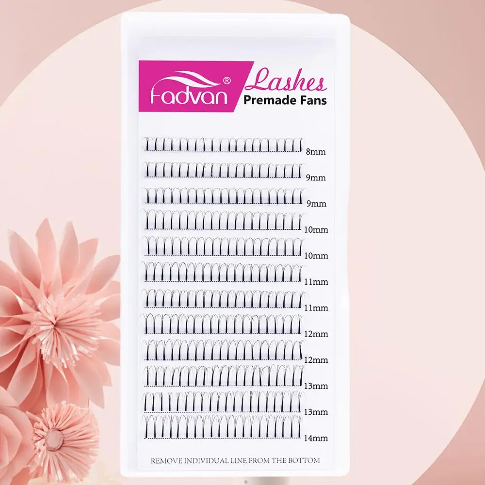 Ресницы для наращивания FADVAN ресницы с коротким длинным стержнем широкие 3d 5d из