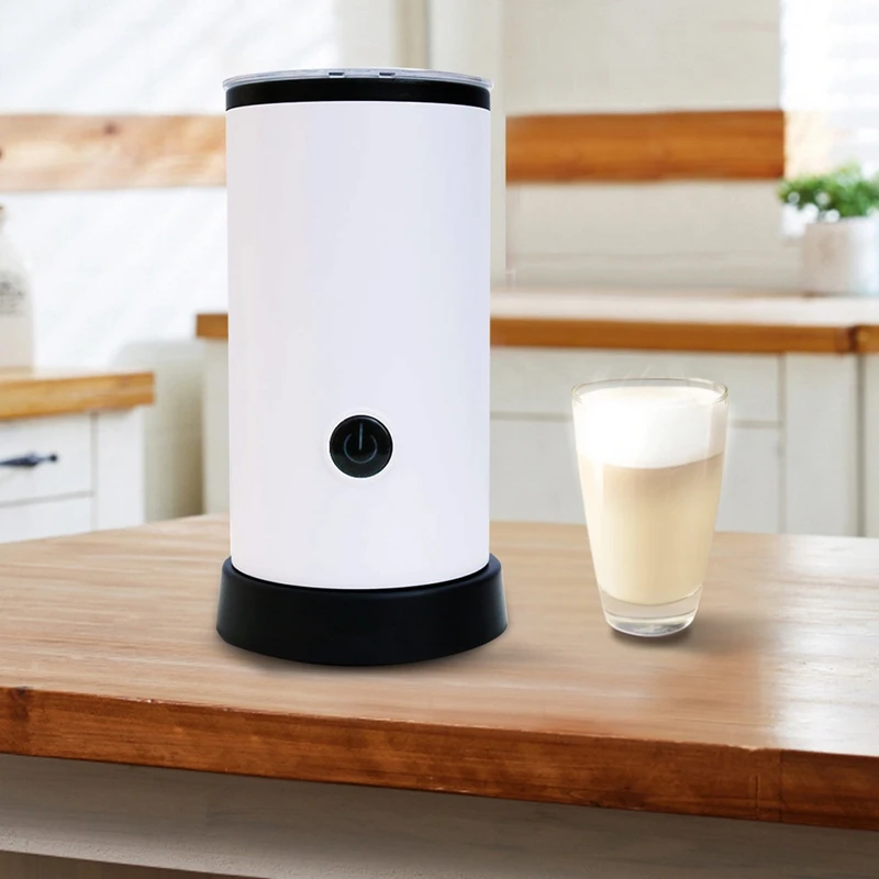 

Automatic Milk Frother Coffee Foamer Container Soft Foam Cappuccino Maker Electric Coffee Frother Milk Foamer Maker EU Plug