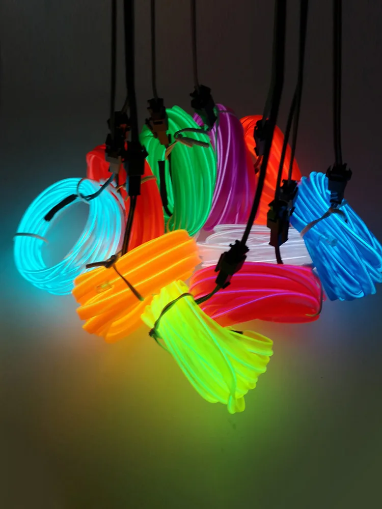 

1M 4M Car LED Strip Lights 12V Automotive Multicolor Car Interior Lights DIY Waterproof Flexible Decorative Ambient Light Strip
