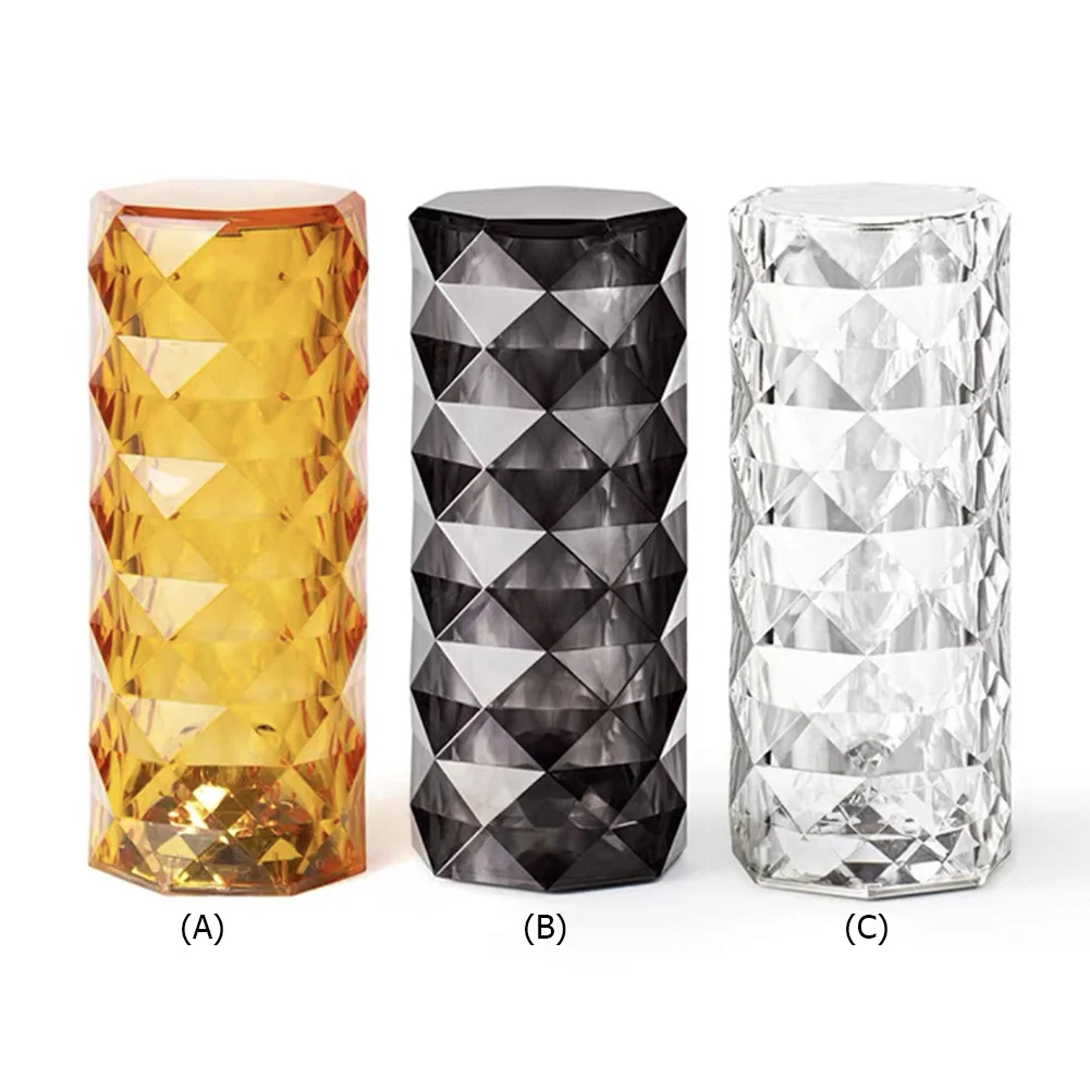 Crystal Bedside Charging Atmosphere Nighttime Table Lamp Decoration Creative Car Diamond Art Classic Vintage Desk Light | Лампы и