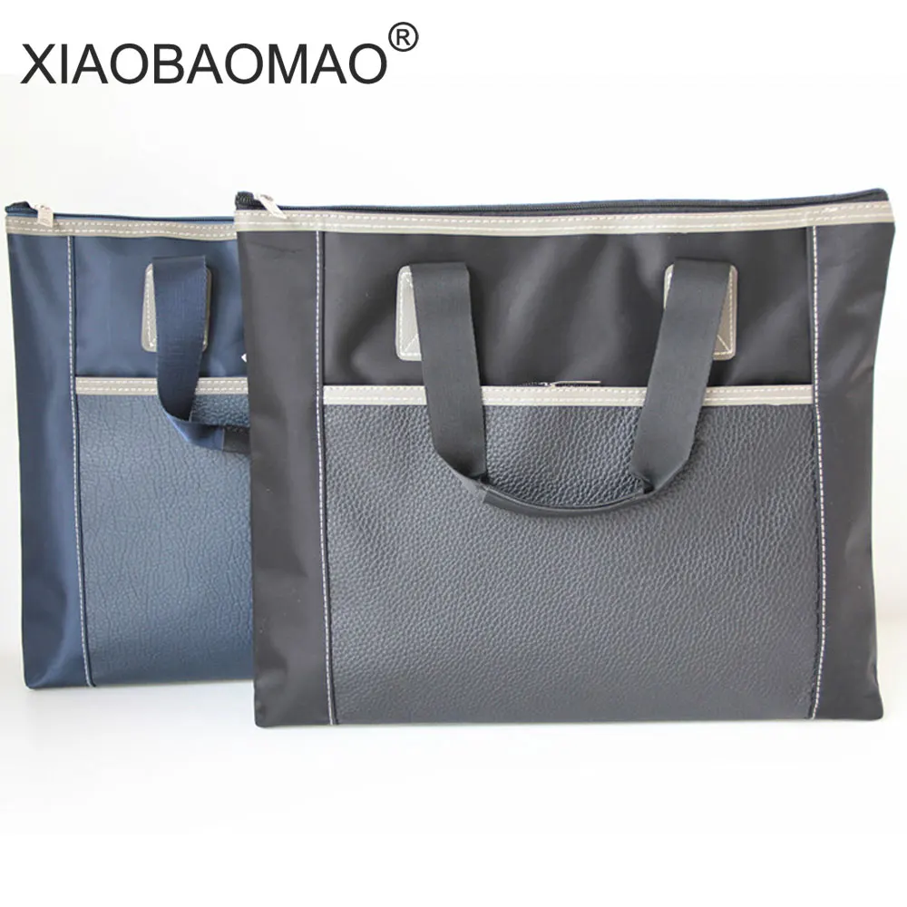 XIAOBAOMAO Large-capacity a4 documents file bag folder business office school file bag paper file organizer