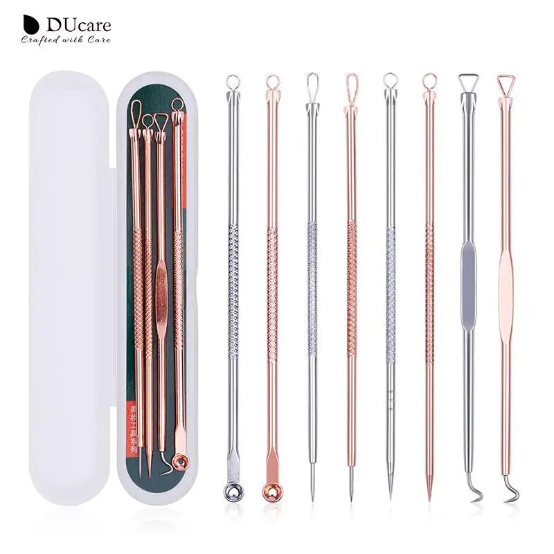 Ложка DUcare 4 шт./компл. для удаления черных точек комедонов акне прыщей инструмент