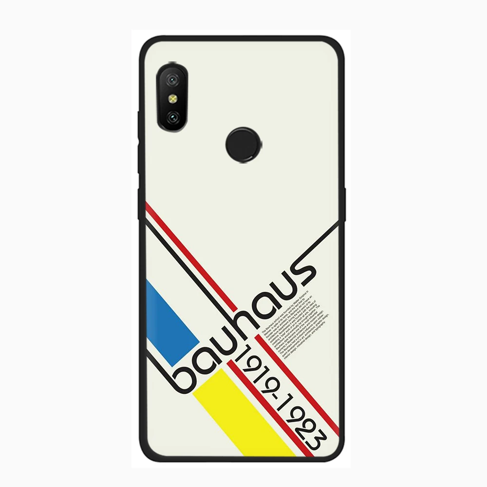 BAUHAUS силиконовый чехол для телефона Xiaomi 5X 6 6X A1 A2 A3 8 9 Lite 9se Max 3 F1 9T 10 Pro CC9e Mix 2s |