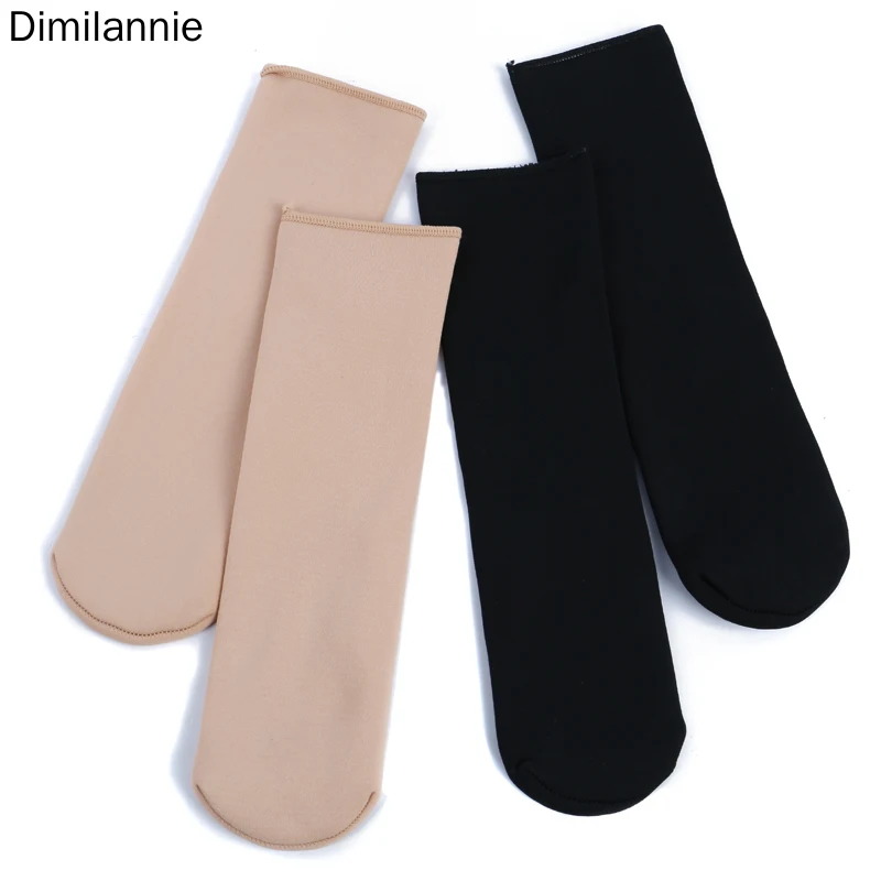 Женские теплые шерстяные кашемировые носки бесшовное бархатное нижнее белье для