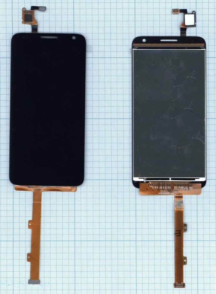 Дисплей (матрица + тачскрин) для смартфона Alcatel OneTouch 6036Y Idol 2 Mini S черный