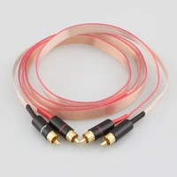 audiocrast fc10c red dawn occ copper signal rca cable with gold plated rca plug interconnect cable