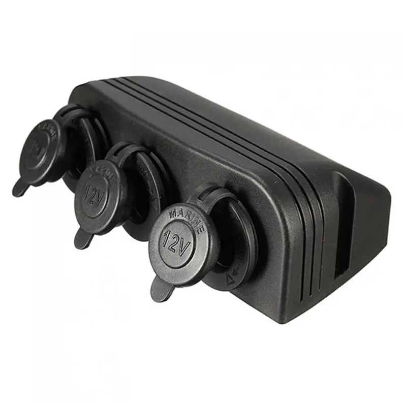 Водонепроницаемый разветвитель для прикуривателя 21 мм с 2 винтами|Кабели