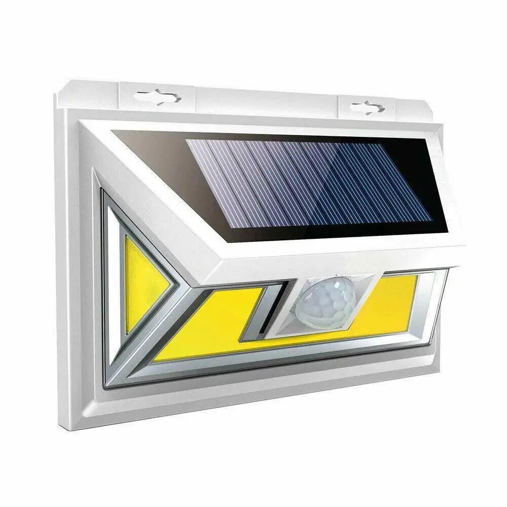 

Wall Light Outdoor Solar Light Sensor Light Eco-Friendly Durable 74 COB 5W IP67 Walkway Lights 270 Wide Angle Street Lamp