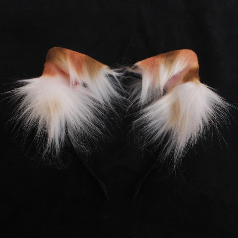 MMGG новый креативный обруч для волос в виде тигра пятнистого кота волка с ушками