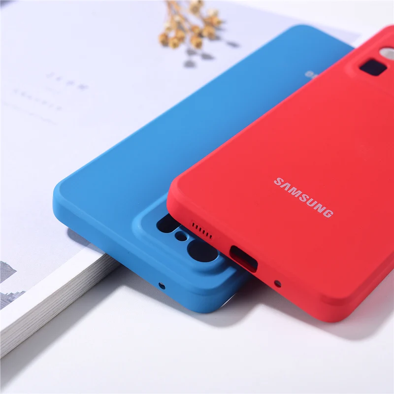 Оригинальный Мягкий силиконовый чехол для Samsung Galaxy Note 20/S20/S21 Ultra 5G Note10 S21 + S20FE