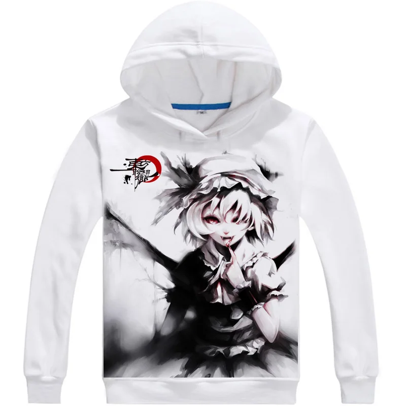 Touhou Project Hakurei Reimu аниме мужские толстовки Kirisame Marisa осенние флисовые уличная
