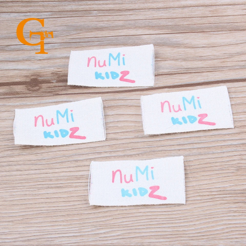 Бесплатная доставка одежды на заказ печатная хлопковая бирка для шитья экрана