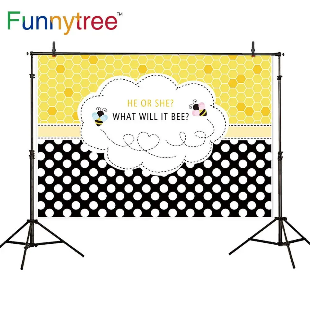 Фон для фотосъемки Funnytree с изображением пчелы и меда мальчиков девочек |