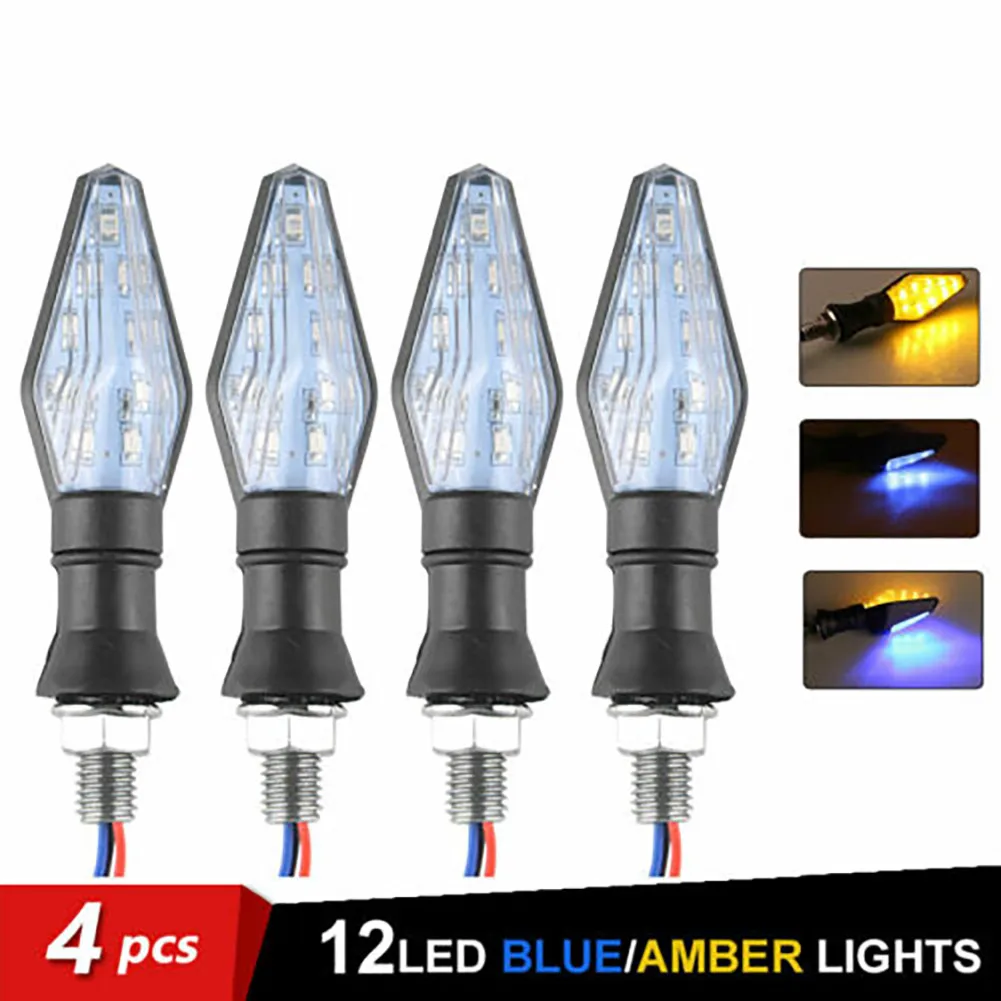 

Universal Light Signal ABS Accessories Amber Blue DC 12V Lamp Motorcycle