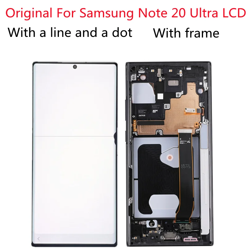 

Original For Samsung Note 20 Ultra LCD For Samsung Galaxy Note20 Ultra display SM-N985F SM-N985F/DS N986B 5G Touch Screen