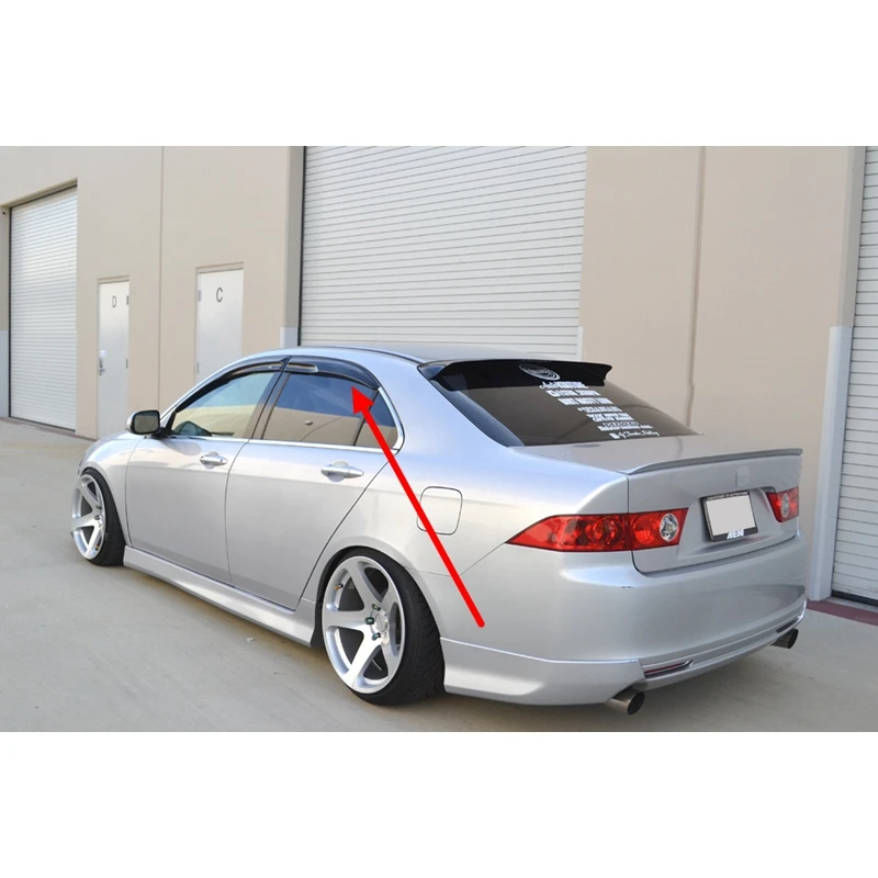 4 шт. для Honda Accord CL7 CL9 спойлер заднего окна козырек 4dr 2004 2008|Спойлеры и крылья| |
