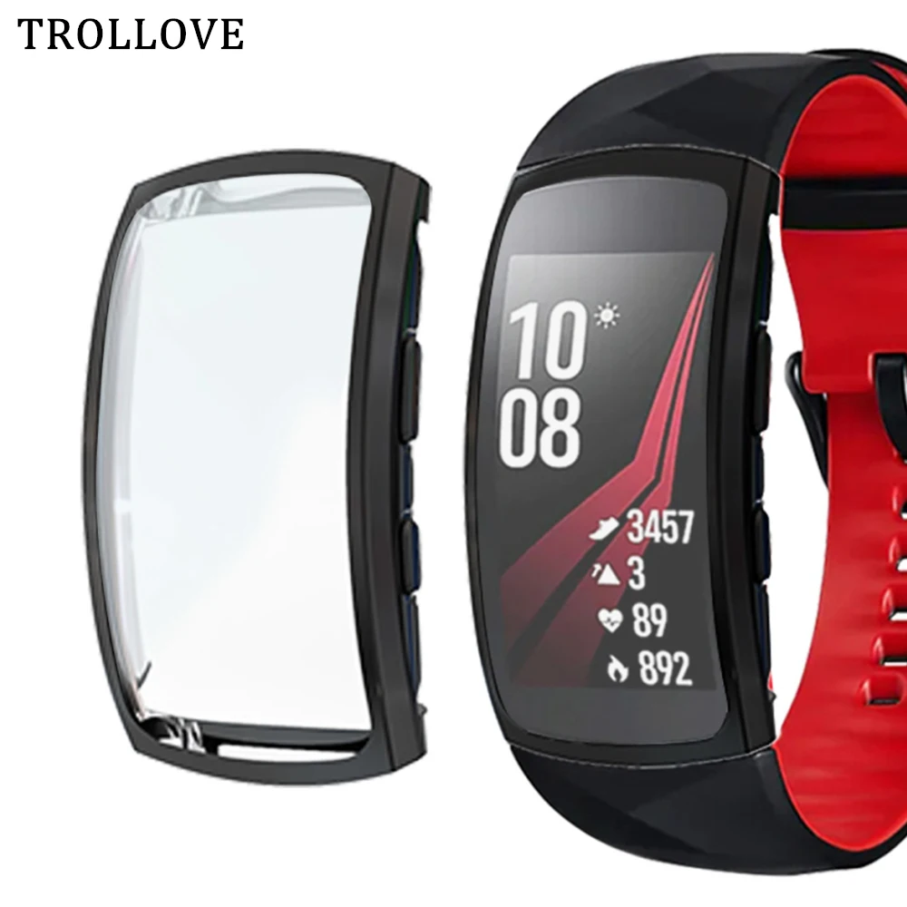 Чехол для часов Samsung Gear Fit 2 Pro тонкий защитный чехол из ТПУ R360 2Pro fit2 защита