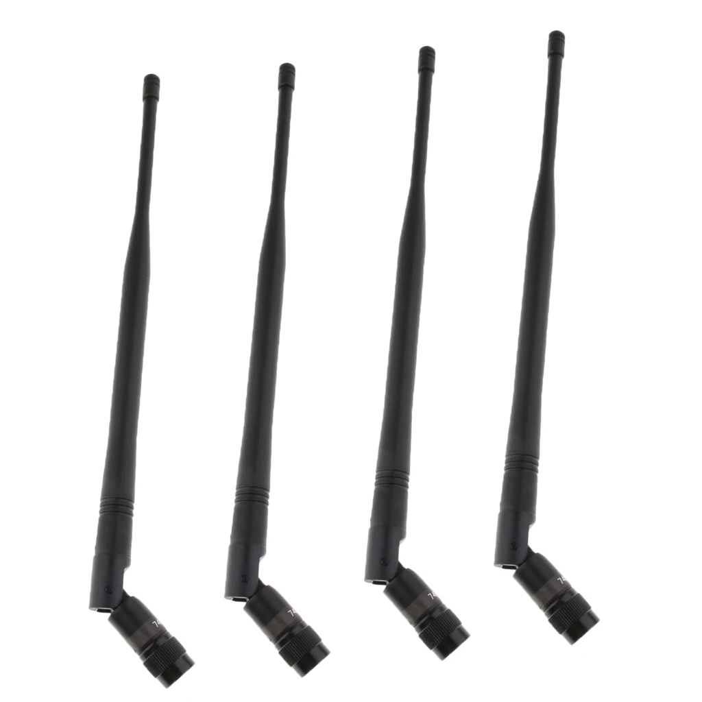 4 шт. Пластик ТНК UHF Беспроводной микрофонная Антенна Разъем сигнальной